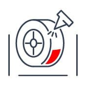 Reifeneinlagerung Icon